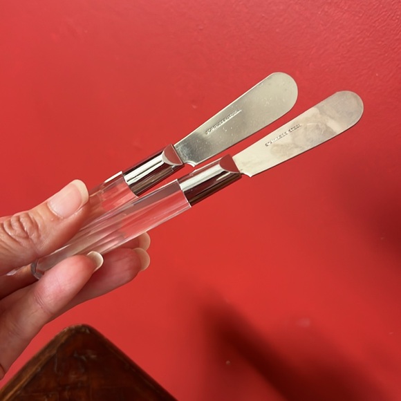 Beautiful butter tray with two matching spreaders - Picture 3 of 12